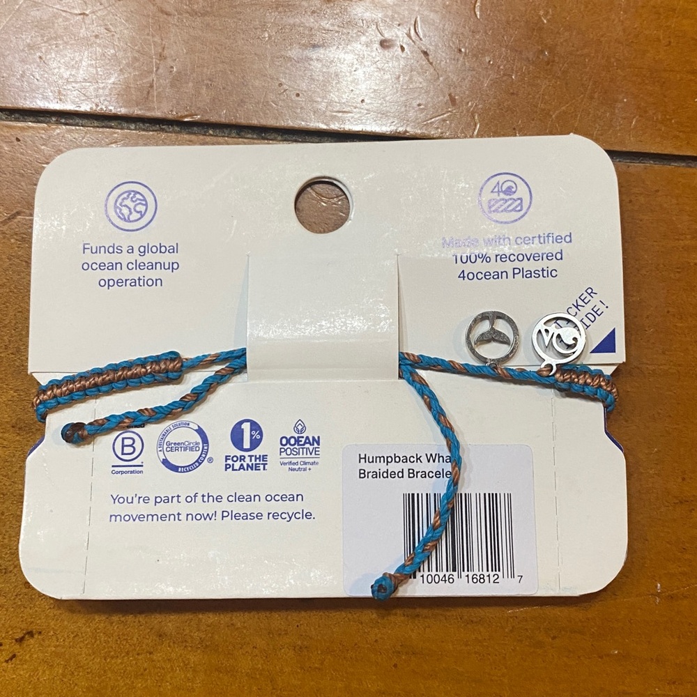 4Ocean Bracelet. Funds global ocean cleanup. NWT - Picture 2 of 2